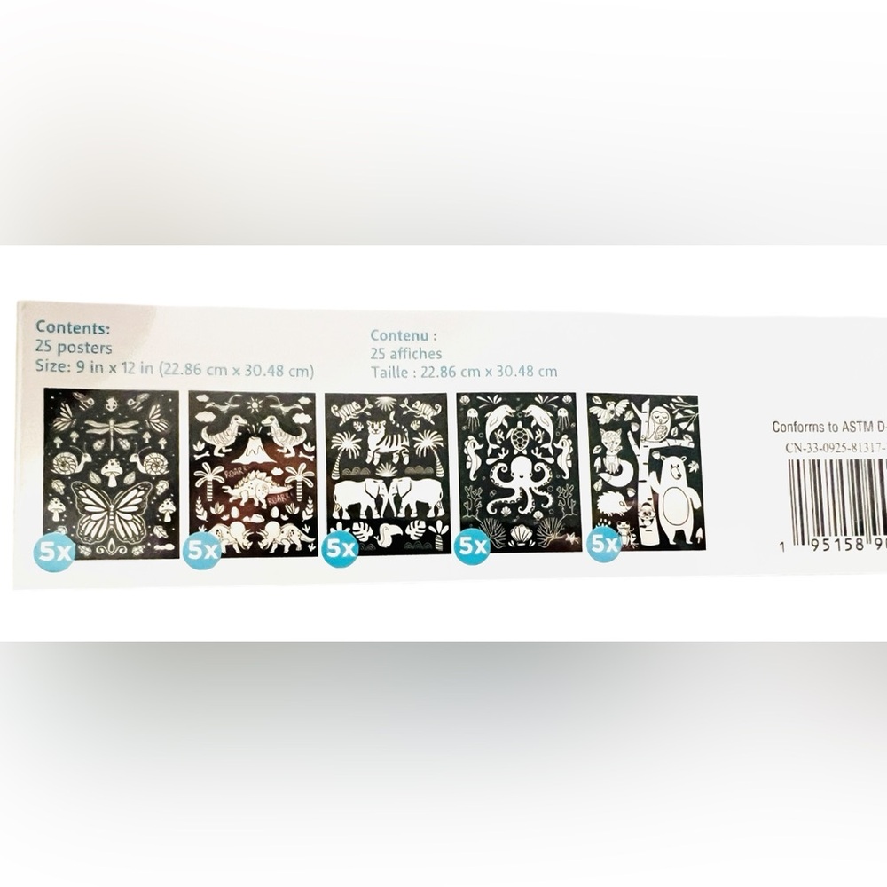 Creatology x Ooly Stackable Crayons & Fuzzy Poster Assortment Set - Picture 4 of 4